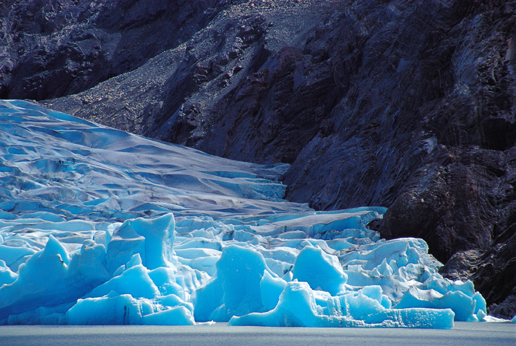 Le glacier Grey (Chili) est lun des tentacules du Hielo Patagonico Sur, la septime calotte glaciaire du monde, qui couvre 13500km de la Patagonie.