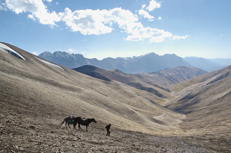 Dans les montagnes du Ferghana  Kirghizistan.