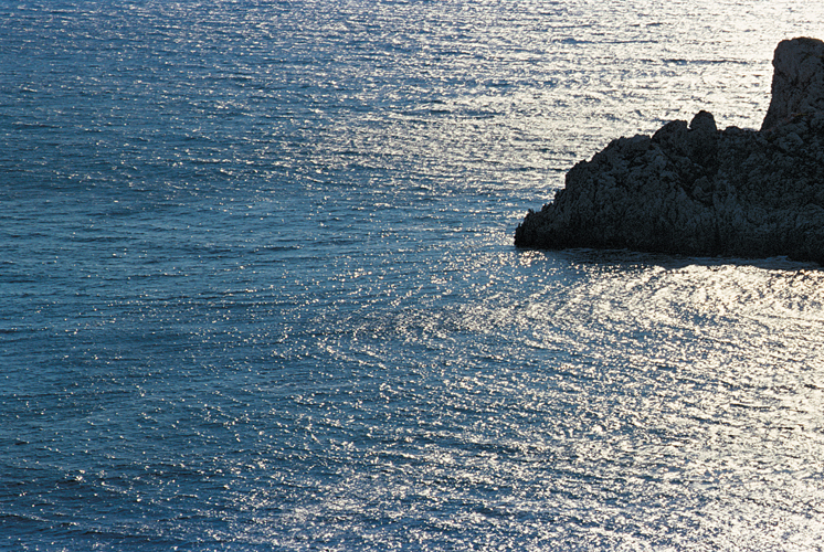 Rochers des Phaciens. le de Corfou, mer Ionienne, Grce.