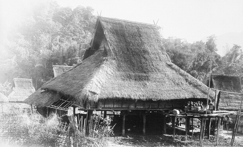 Maison laotienne.