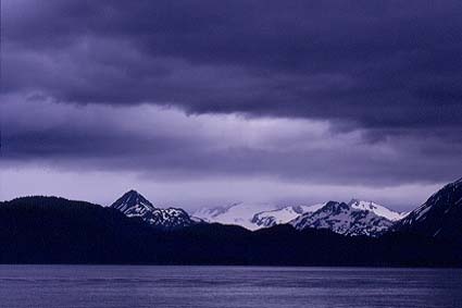 Baie Kachemak, en pninsule de Kenai (Alaska).
