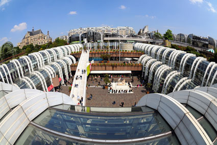 Forum-des-Halles et Saint-Eustache.