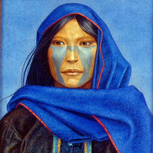 Jeune femme seri du clan du Plican (1930)  littoral de la mer de Corts, tat de Sonora.