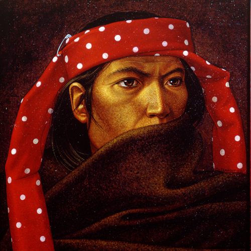 Jeune homme tarahumara endimanch (1970)  tat de Chihuahua.