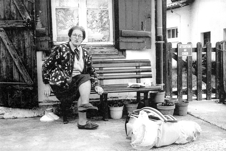 Jeanne, la Gasconne, 80ans bon pied bon il (Aquitaine).