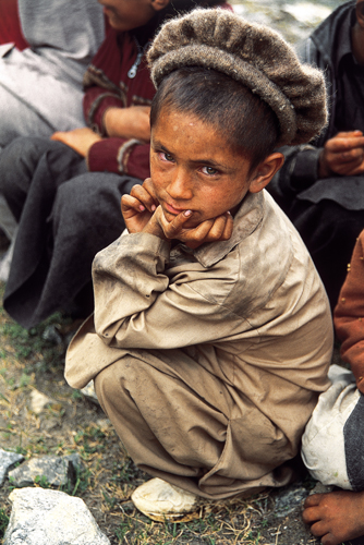 Les habitants du Nanga Parbat ont le visage fin et les yeux clairs.
