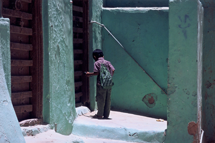 Ruelle de Shibam, dans lHadramaout.