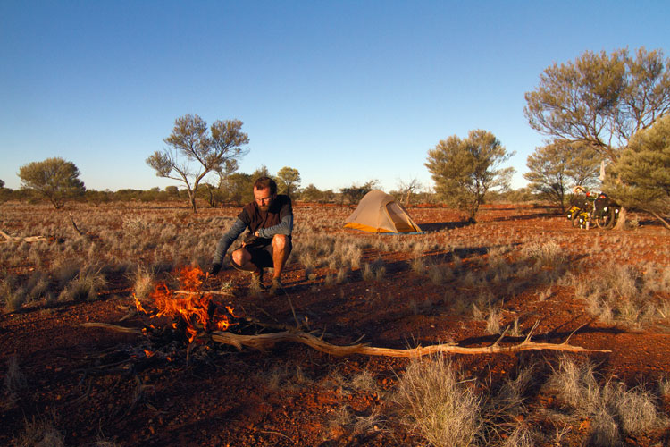 Aux confins du Petit Dsert de sable (Pilbara).