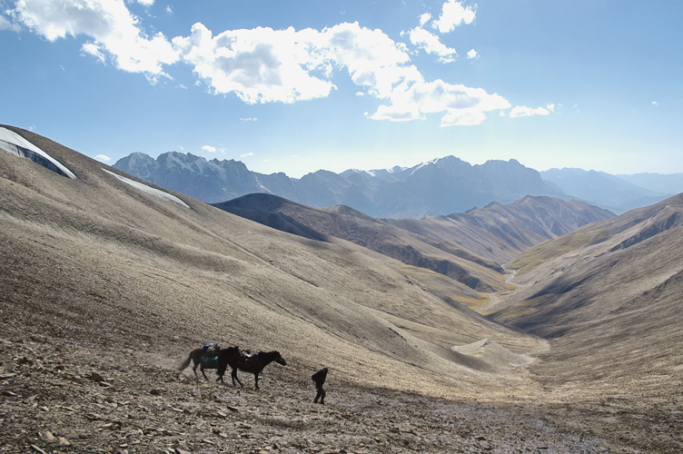 Dans les montagnes du Ferghana – Kirghizistan.