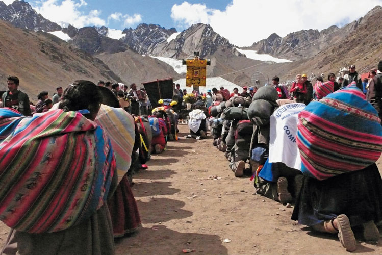 Plerinage du Qollor Rit'i (Cusco, Prou).