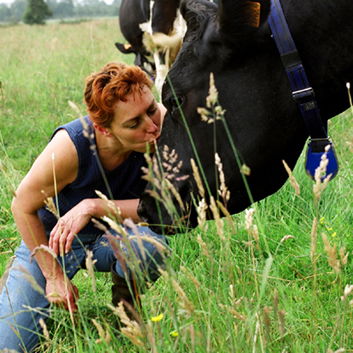 Armelle Pelcat, polyculture et production de lait  Saint-Vincent-du-Boulay (Lieuvin��).