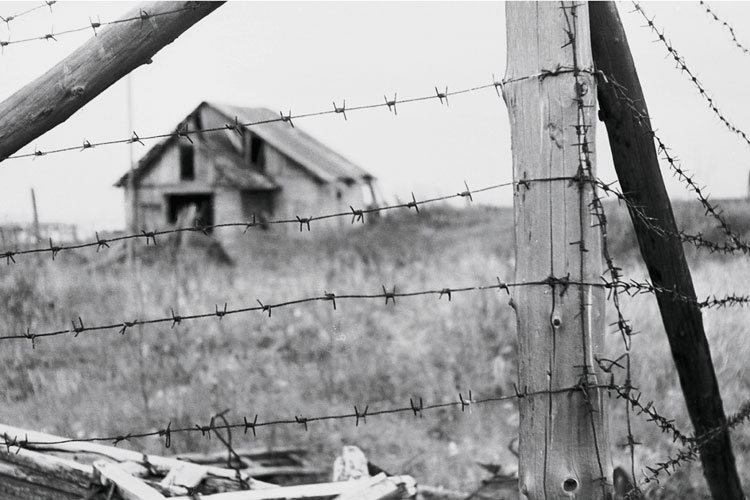 Un ancien camp de la Kolyma, 1977.