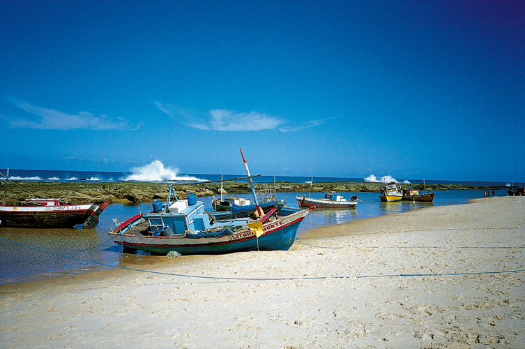 Le <i>rio</i> Paraguau se jette dans la baie de Tous-les-Saints  Salvador de Bahia.