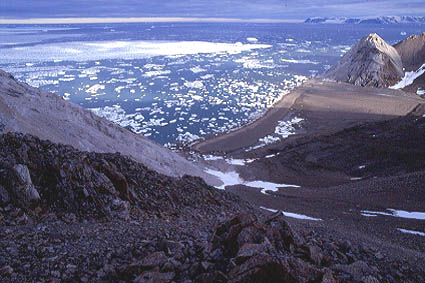 Le <i>salar</i> des Salinas Grandes,  louest de la Quebrada, spare la rgion de Purmamarca du Paso de Jama qui mne  lAtacama chilien.