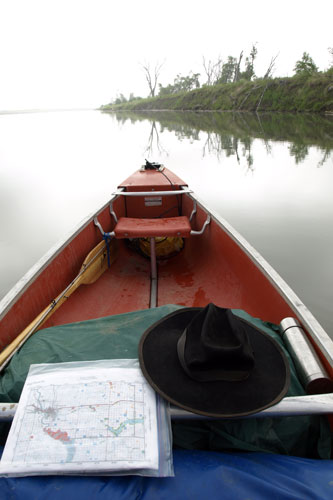 Autoportrait en bordure du Missouri.